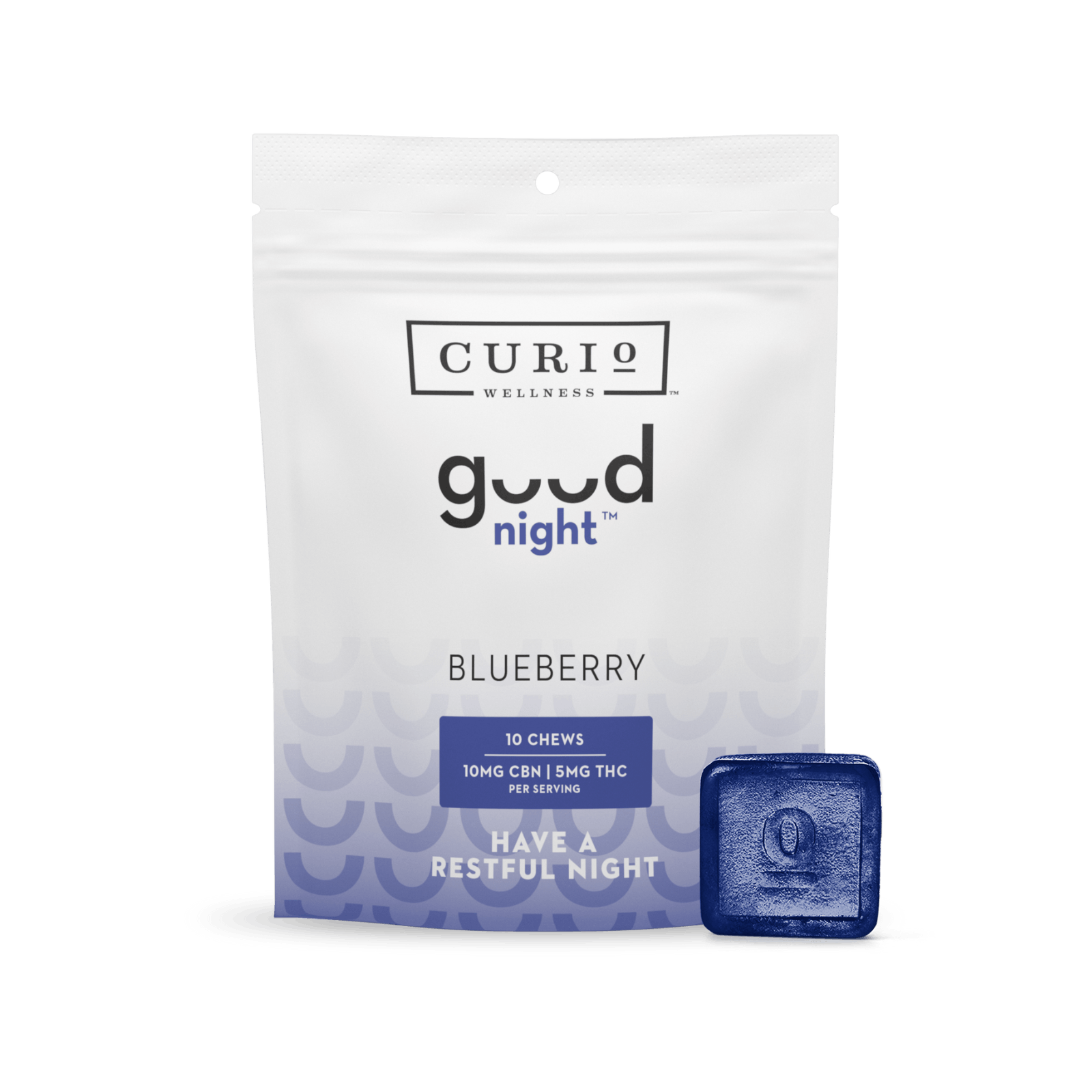 Good Night | Blueberry 10:5 Chews | 50mg | 10ct | 5mg/ea