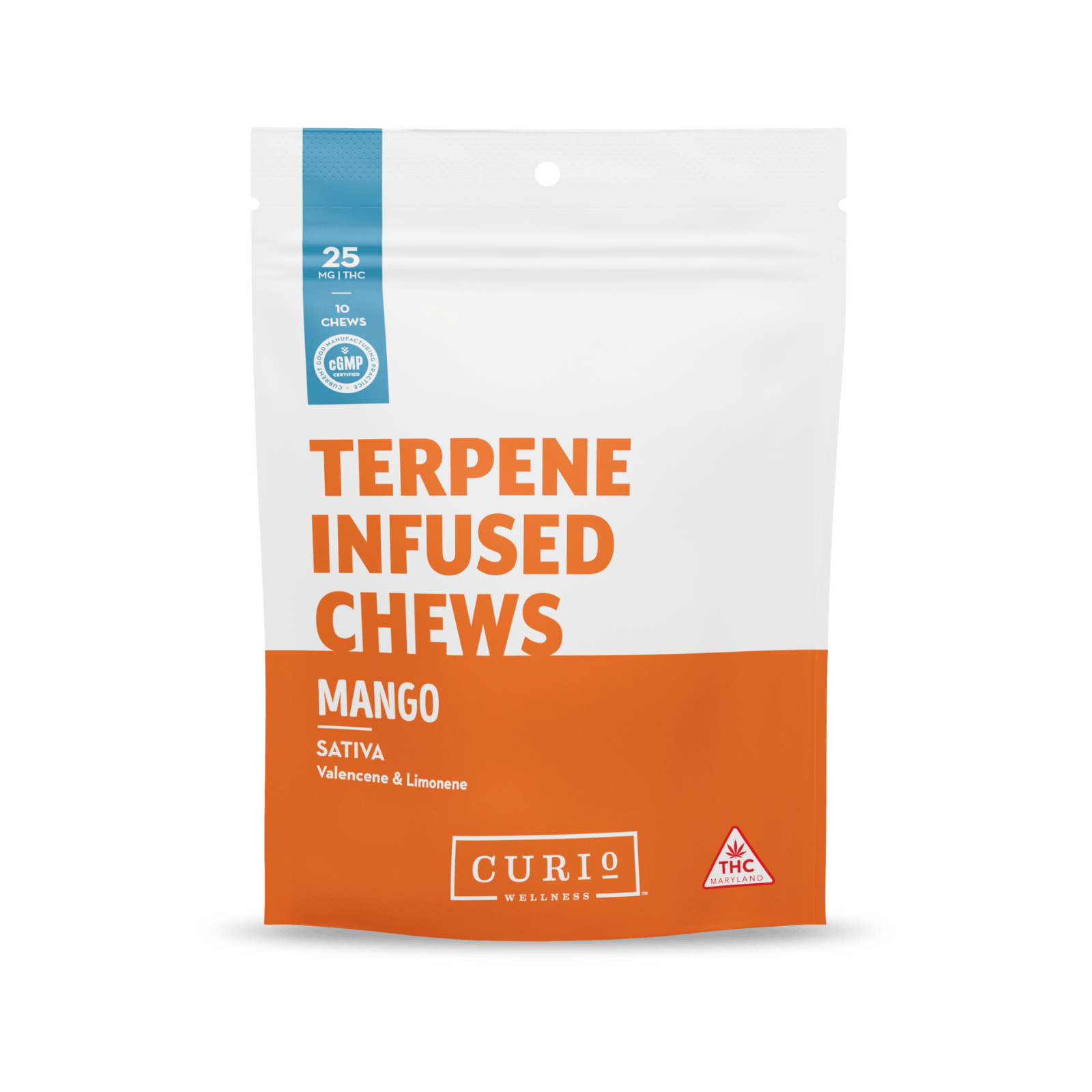 Mango Chews | 250mg | 10ct | 25mg/ea by Curio Wellness - Missouri