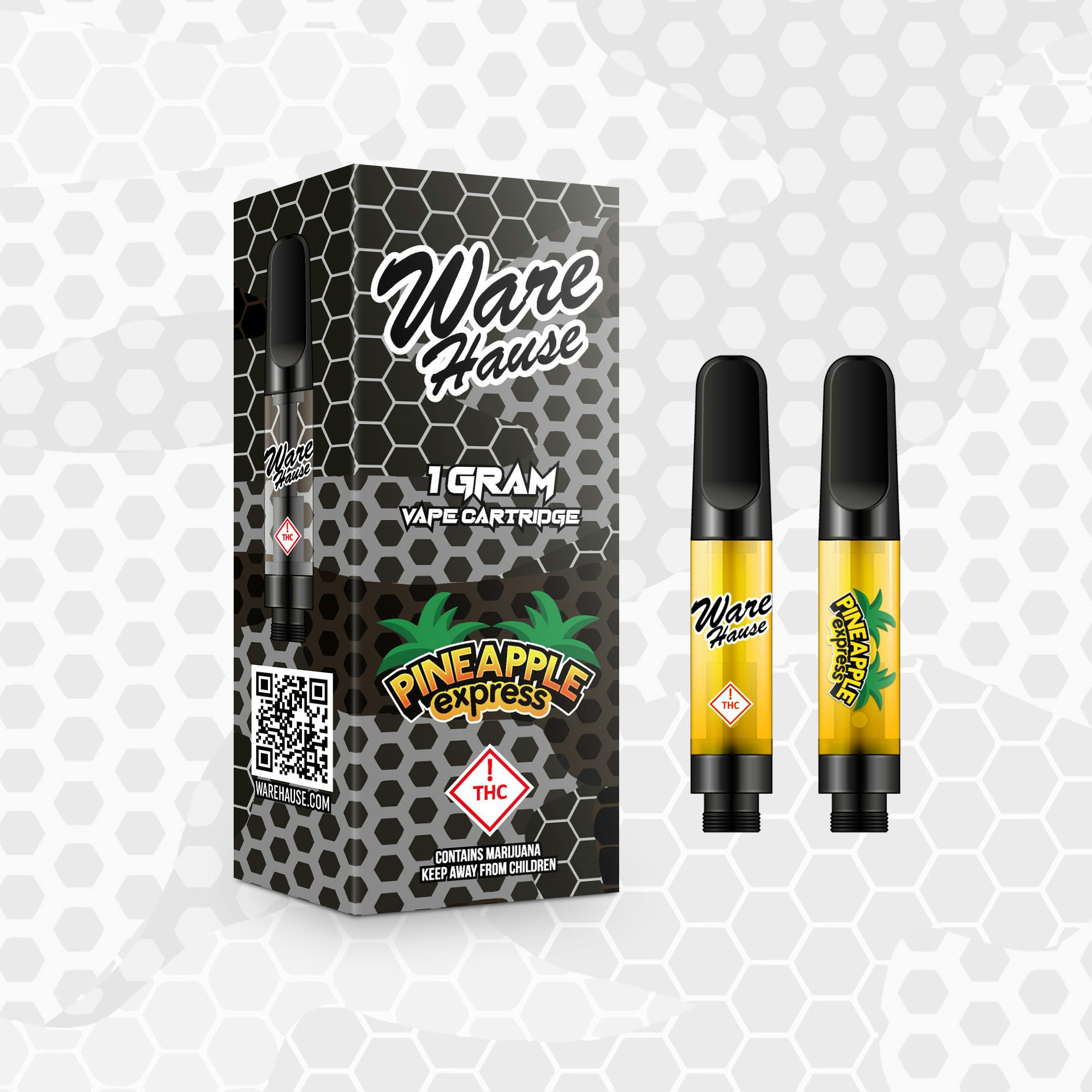 How Many Hits In A 1 Gram Cart WARE HAUSE 1 Gram Cart - PINEAPPLE EXPRESS - Ware Hause