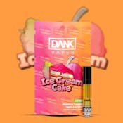 Dank Vapes - ICE CREAM CAKE - 1G PREMIUM VAPE CARTRIDGE [ H ] THC% 90.07