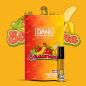 Dank Vapes - STRAWNANA - 1G PREMIUM VAPE CARTRIDGE [ I ] THC% 90.12