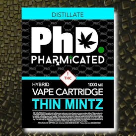 Pharmicated 510 Thread Vape Cart - 1000 mg - Thin Mintz (H)