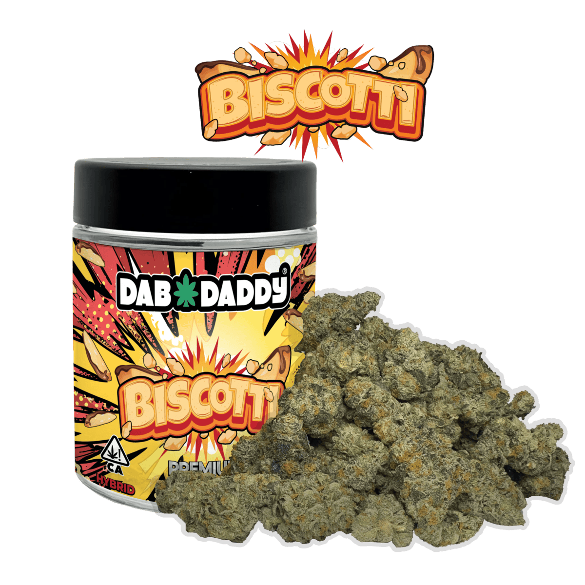 Biscotti Flower Dab Daddy® 28g Premium Indoor Flower - Dab Daddy Ⓡ