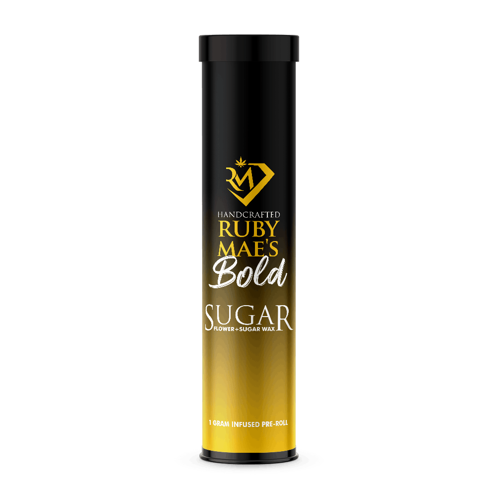 Bold SUGAR | Indica | 1g Infused Preroll | Gastro Pop - Ruby Mae's