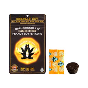 Emerald Sky - Emerald Sky-Dark Chocolate-Peanut Butter Cups - Sativa(10pk) 100mg