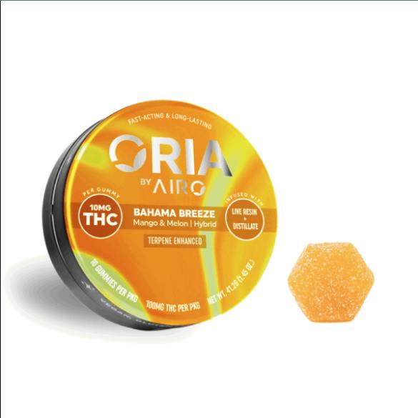 Bahama Breeze | Oria - Artisan Series | 100mg Live Resin Gummies by Airo Brands
