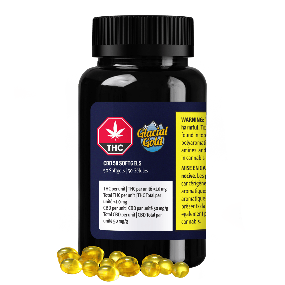 CBD 50 Softgels | 50-pack (2500mg CBD)