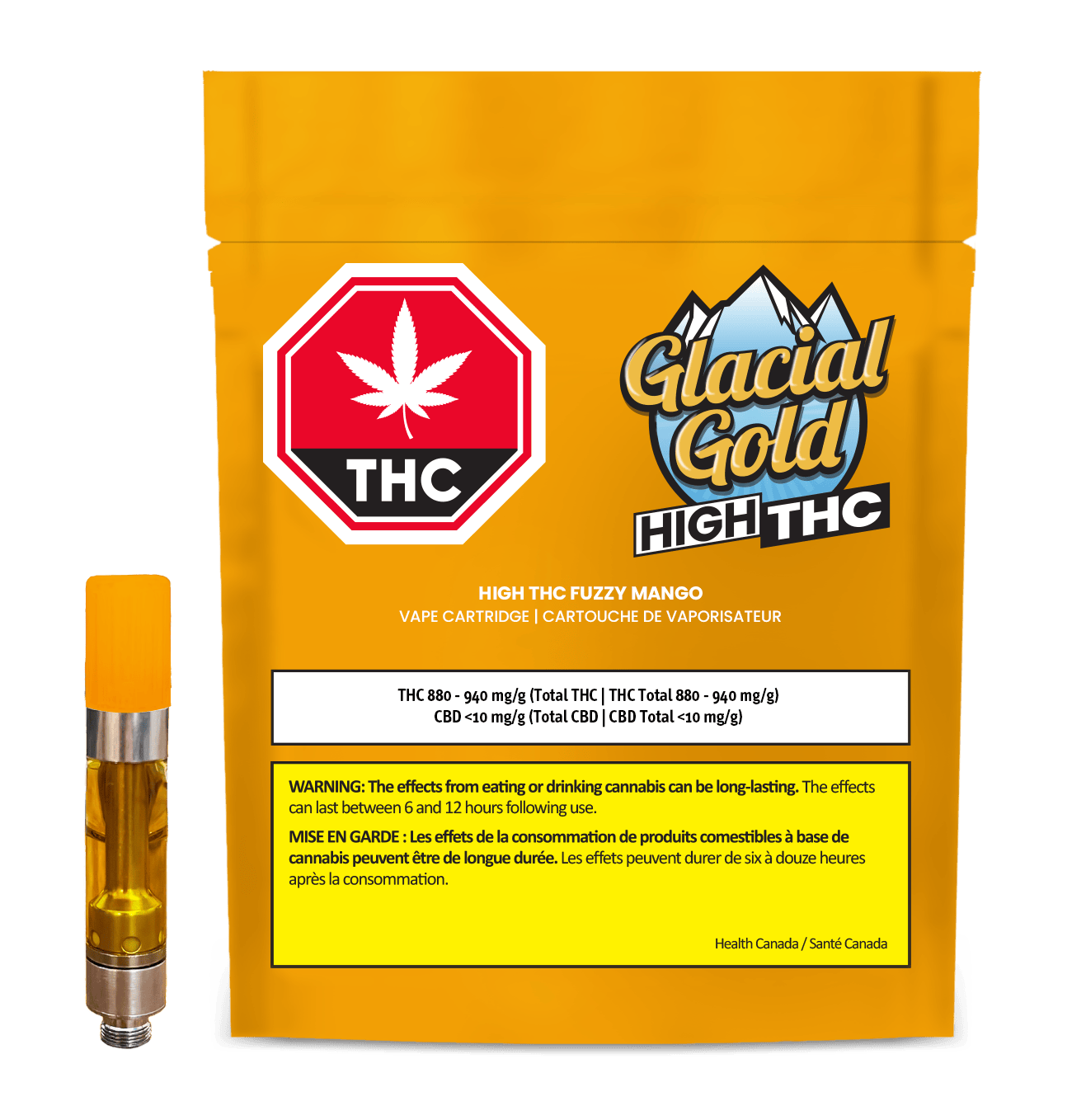 HIGH THC Fuzzy Mango | 1g Vape Cartridge