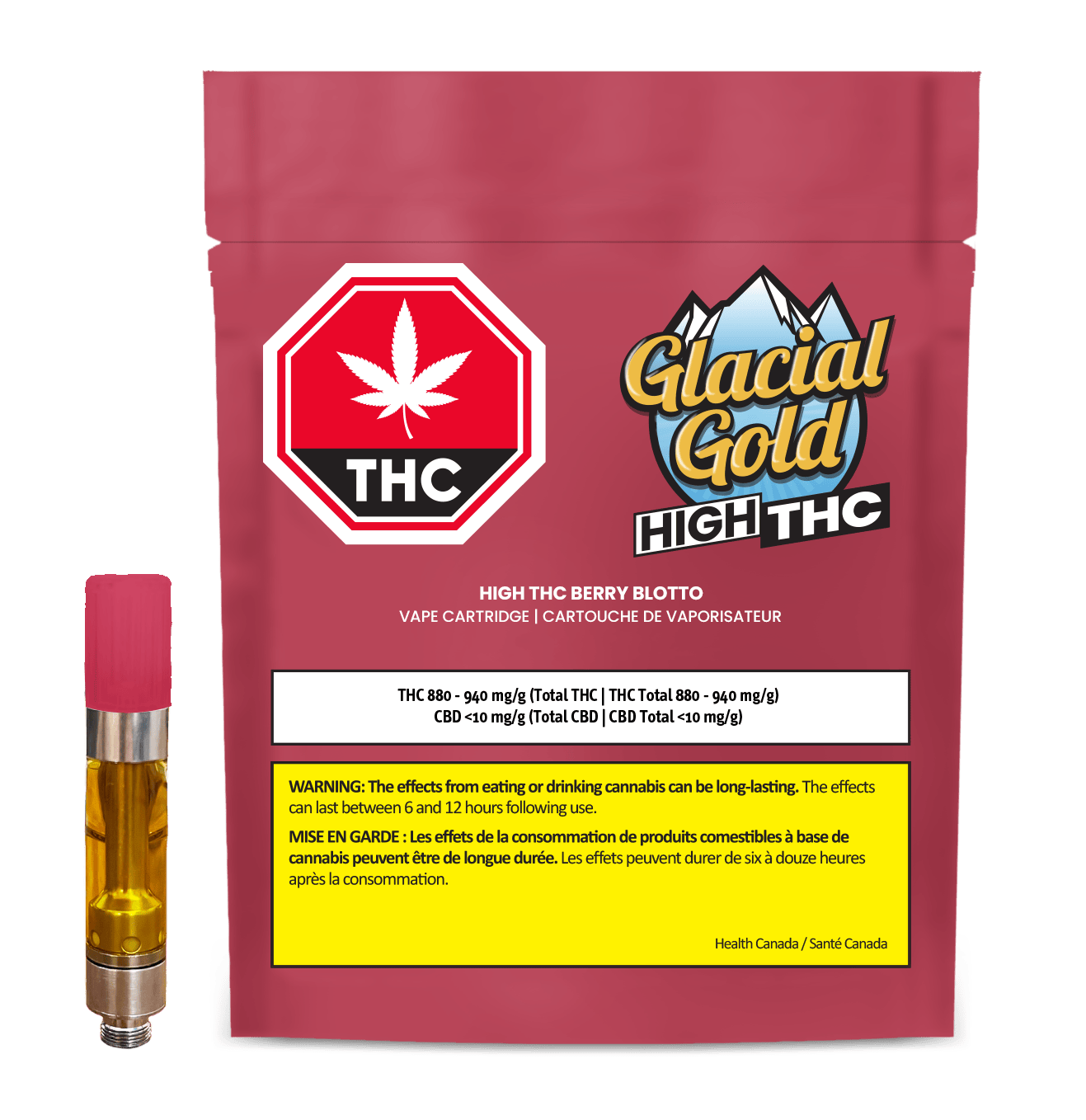 HIGH THC Berry Blotto | 1g Vape Cartridge