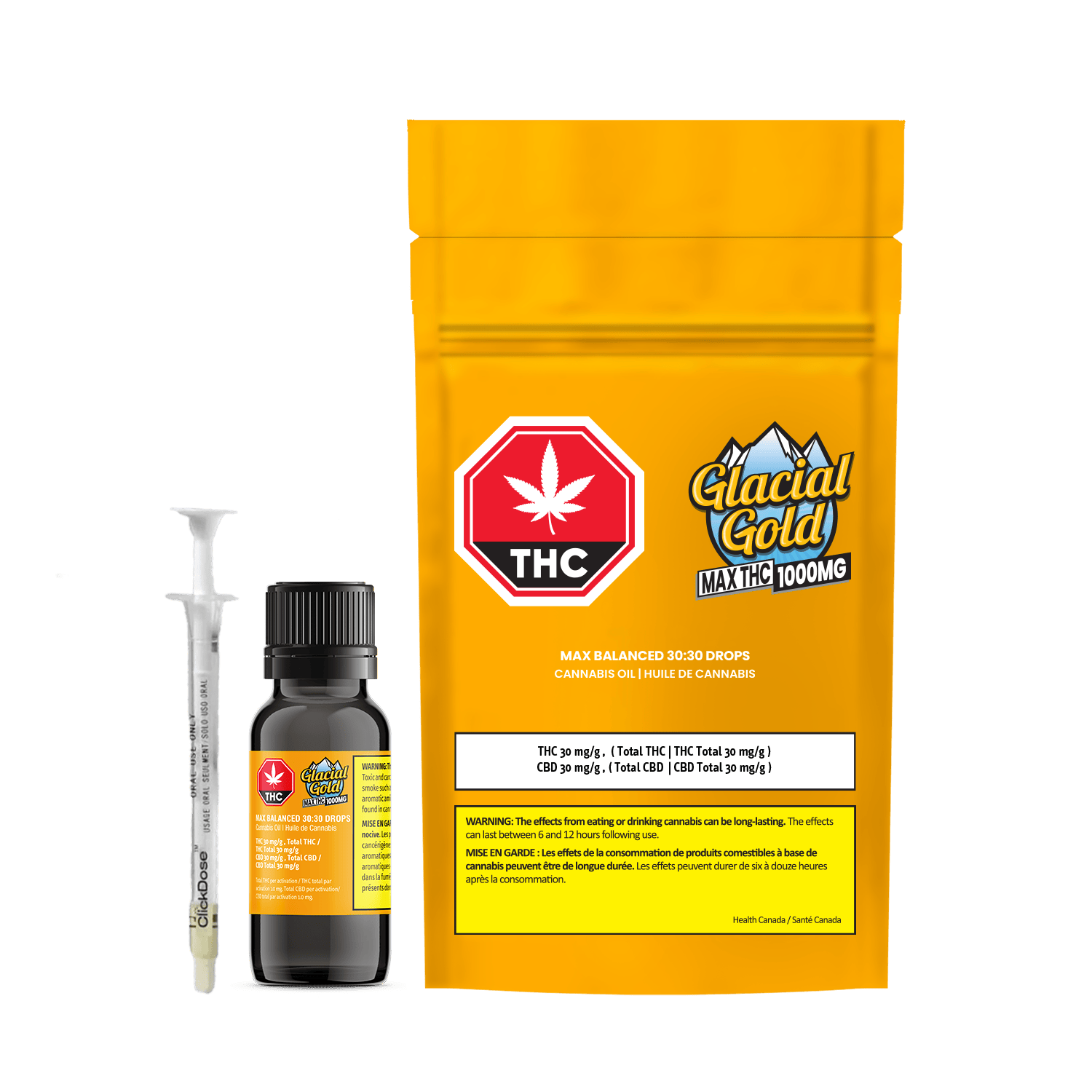 MAX Balanced 30:30 Oil | 35ml (1000mg THC & 1000mg CBD)