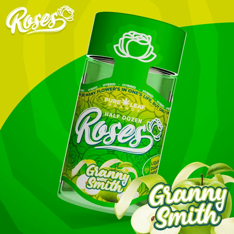 Granny Smith | LQD Infused Minis | 0.6g each | 6pk by Roses