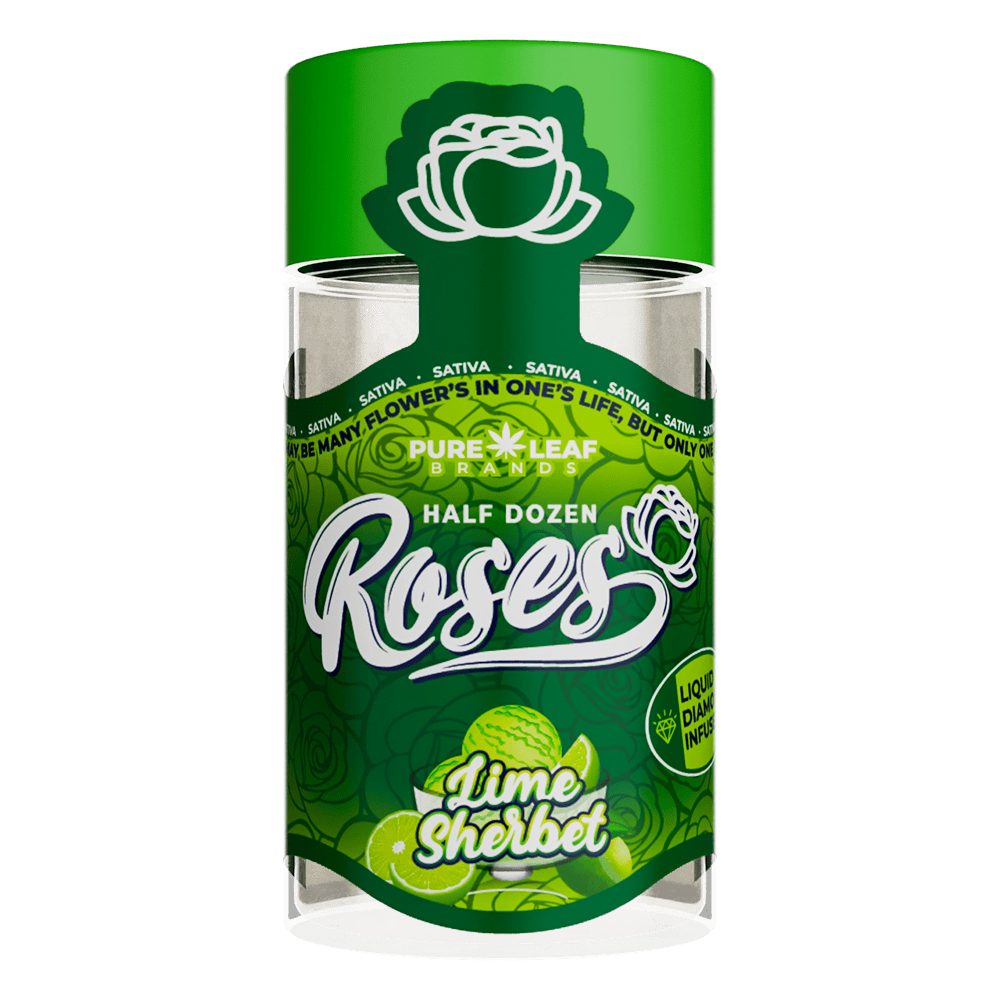 Lime Sherbet | LQD Infused Minis | 0.6g each | 6pk by Roses