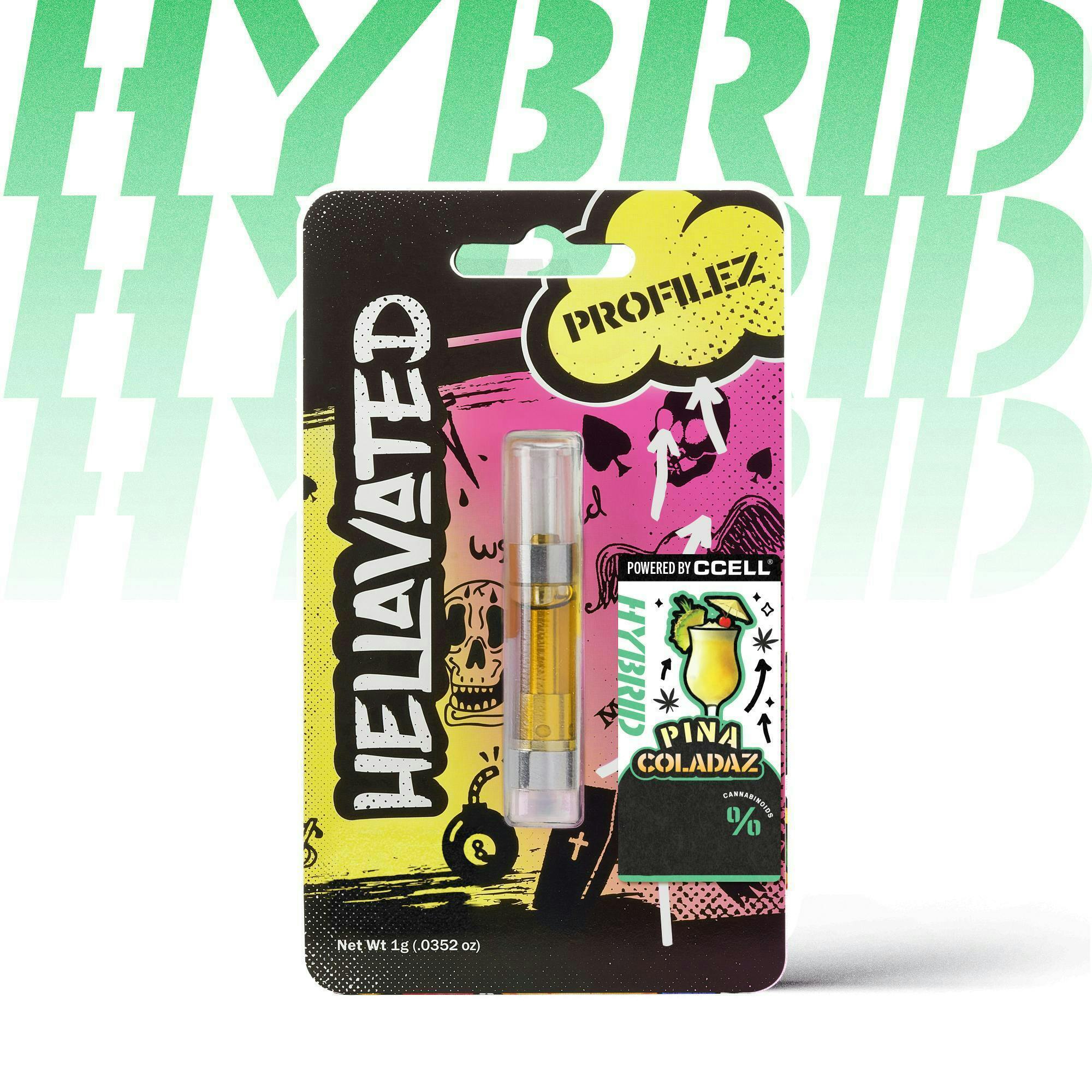Pina Coladaz Cocktailz Cartridge 1g by Hellavated