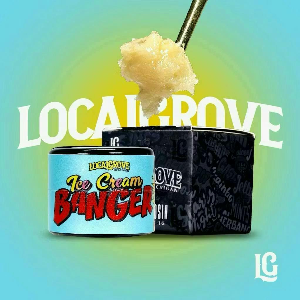 Local Grove | Ice Cream Banger | Live Rosin | 1g