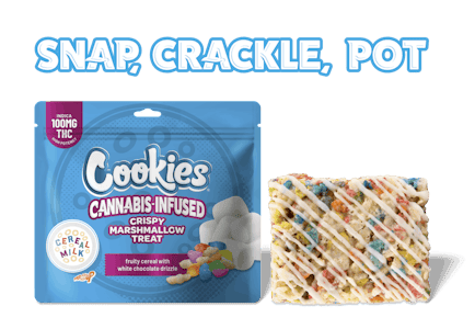 COOKIES - Cereal Milk - Crispy Marshmallow Treat - 100mg
