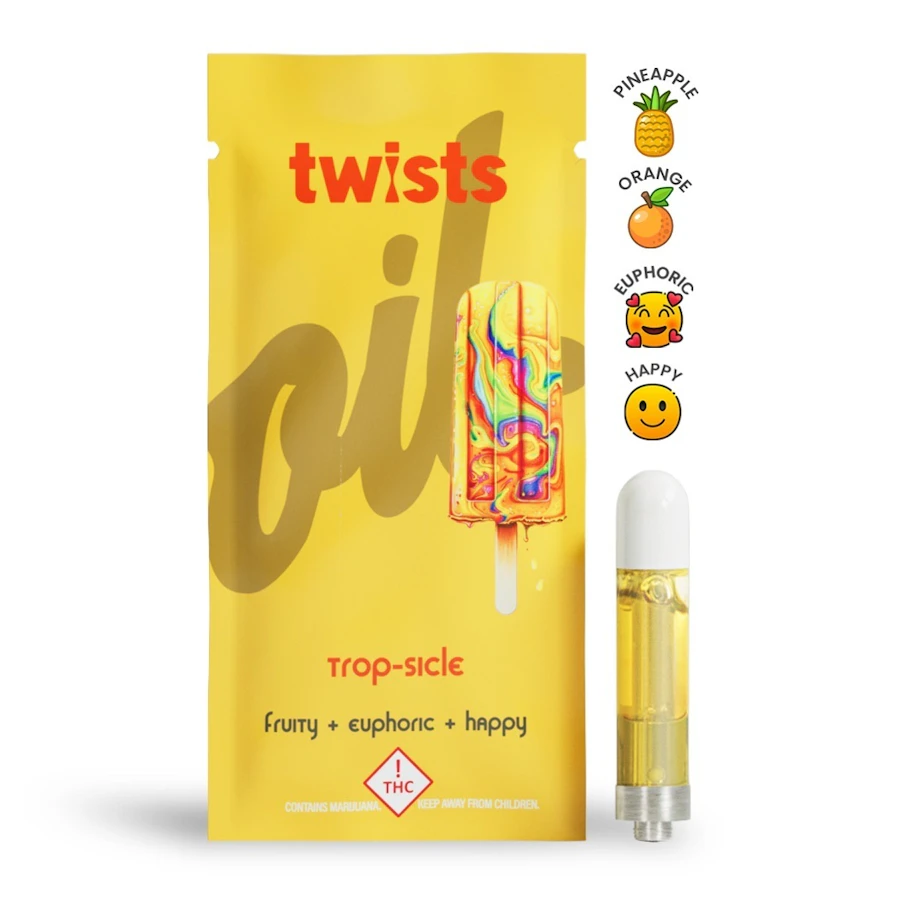 Trop-sicle Flavor - "Twists" Cartridge (1000mg) - by Oil® — cartridge listed on the Herbs 4 You menu