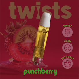 Oil Twists Cartridge (1000mg) - PunchBerry Flavor