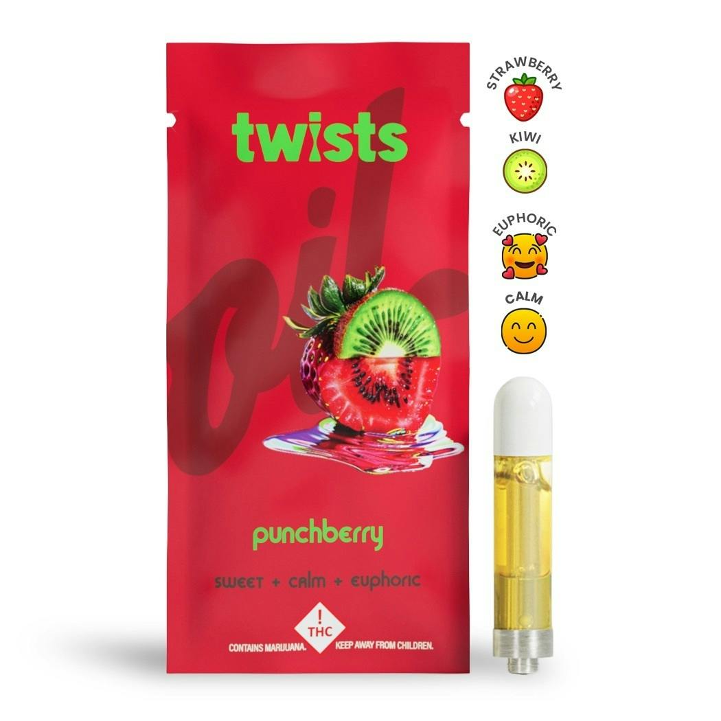 PunchBerry Flavor - "Twists" Cartridge (1000mg) - by Oil®