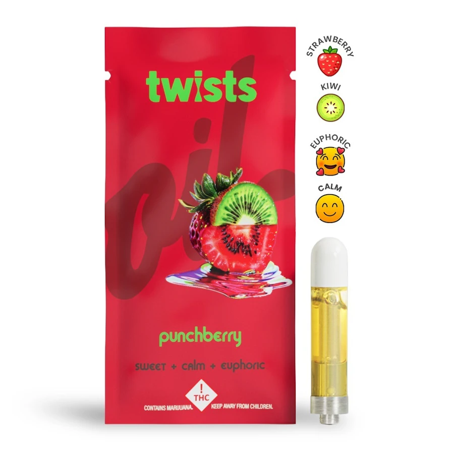 PunchBerry Flavor - "Twists" Cartridge (1000mg) - by Oil® — cartridge listed on the Herbs 4 You menu
