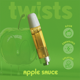 Oil Twists Cartridge (1000mg) - Apple Sauce Flavor