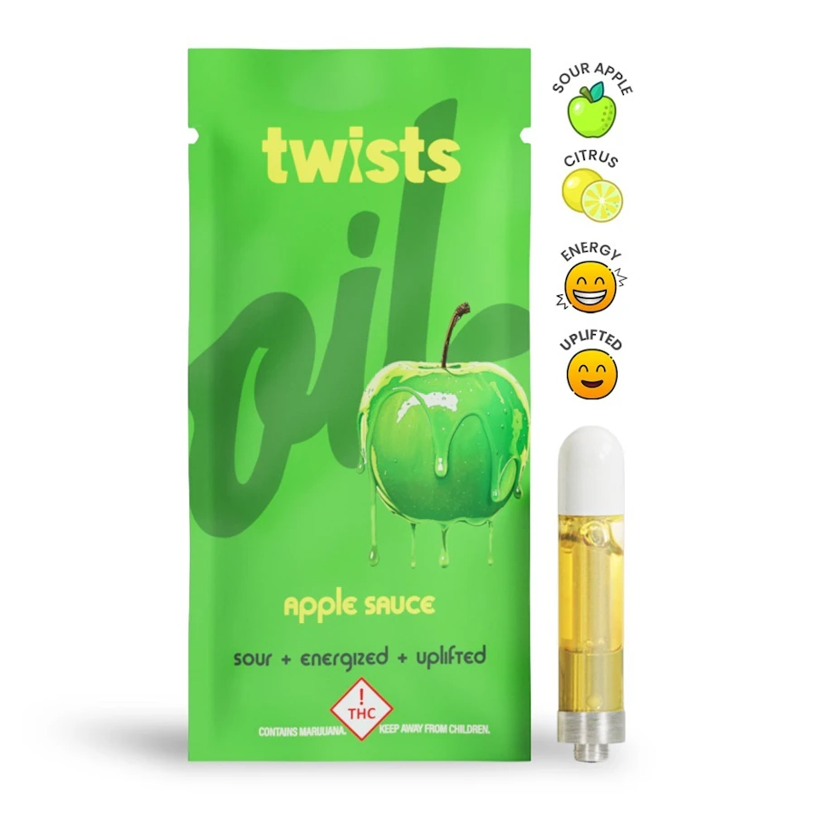 Apple Sauce Flavor - "Twists" Cartridge (1000mg) - by Oil® — cartridge listed on the Herbs 4 You menu