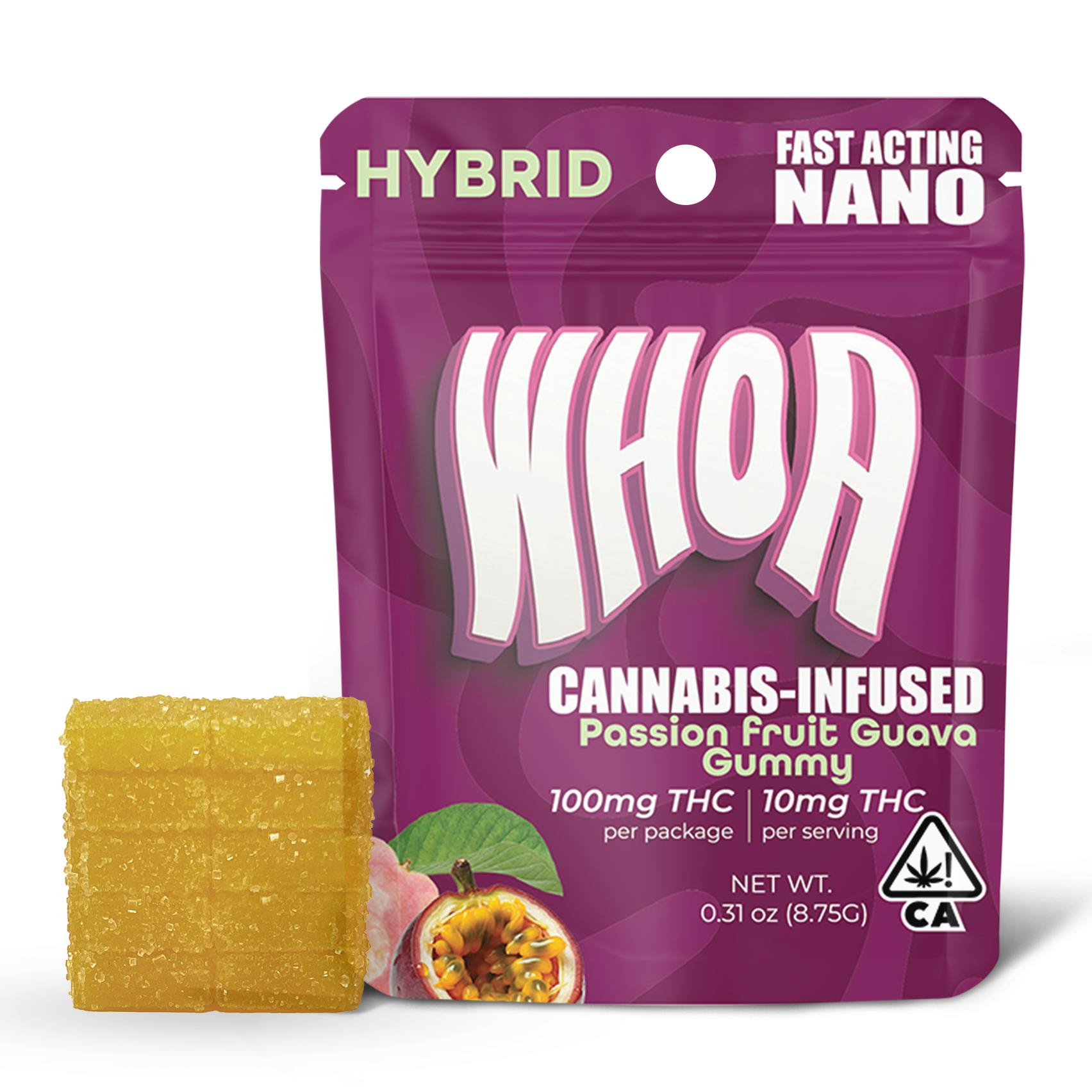 Passion Fruit Guava Gummy Bite 100mg