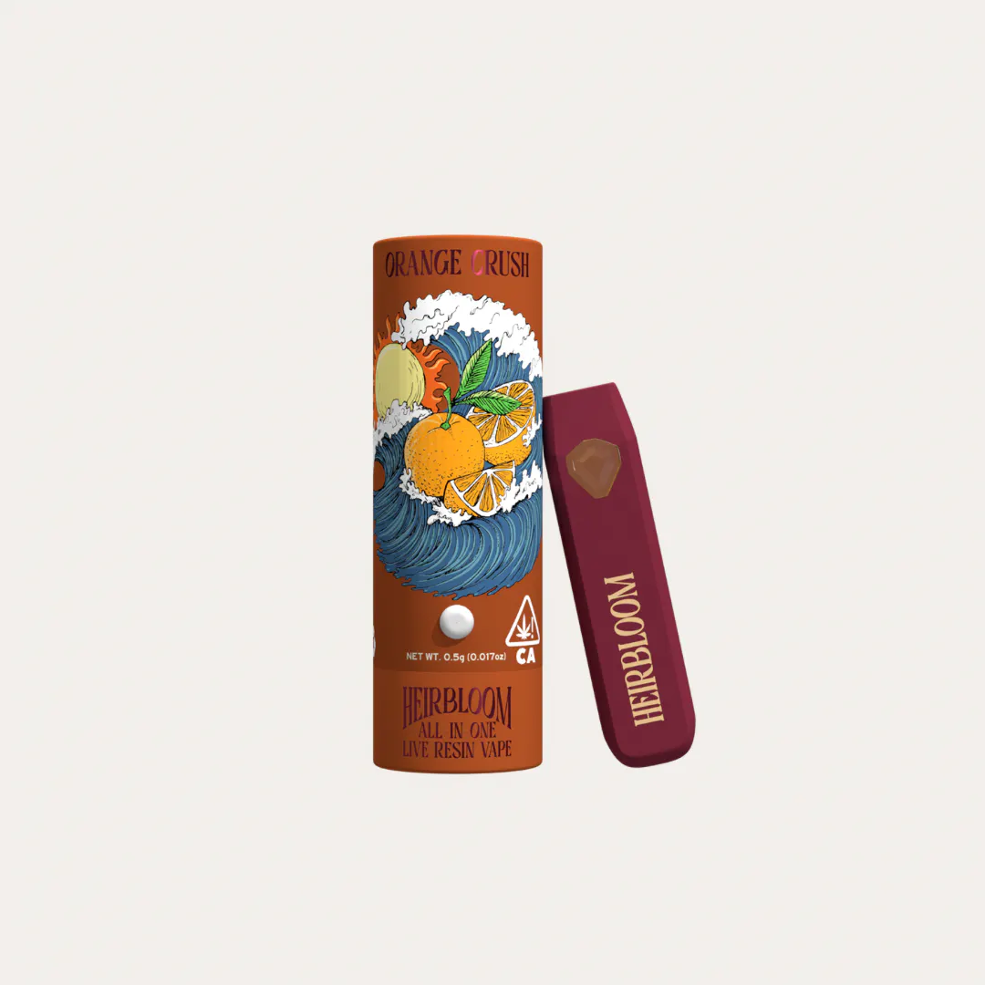 Heirbloom Legacy Flower - Orange Crush All In One Live Resin Vape Main Image