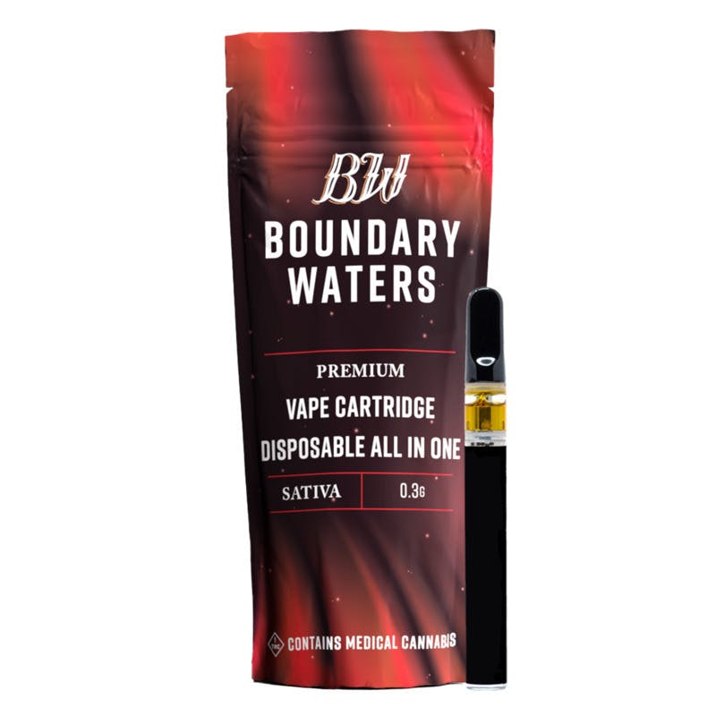 Boundary Waters Lemon Cake Disposable Vape Pen 300mg Weedmaps