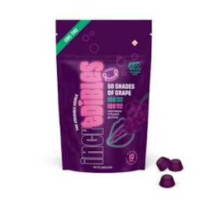 INCREDIBLES - Incredibles | 50 Shades of Grape 1:1 CBC Gummies | 100mg