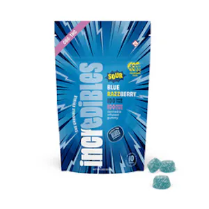 Incredibles - Sour Blue Razzberry | Edible | 10mg x 10pk | Incredibles