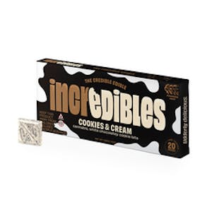 INCREDIBLES - [REC] Incredibles Chocolate Bar | Cookies & Cream | 100mg