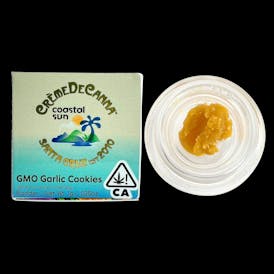 Creme De Canna - Coastal Sun - Badder - GMO Garlic Cookies - 1g