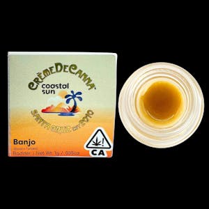 CREME DE CANNA - Creme De Canna - Coastal Sun - Badder 1g  - Banjo 80%