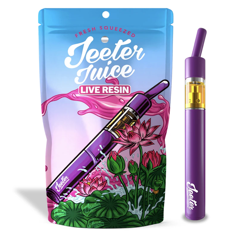 Jeeter Sky Lotus · Live Resin Straw Disposable · 0.5g, Disposables