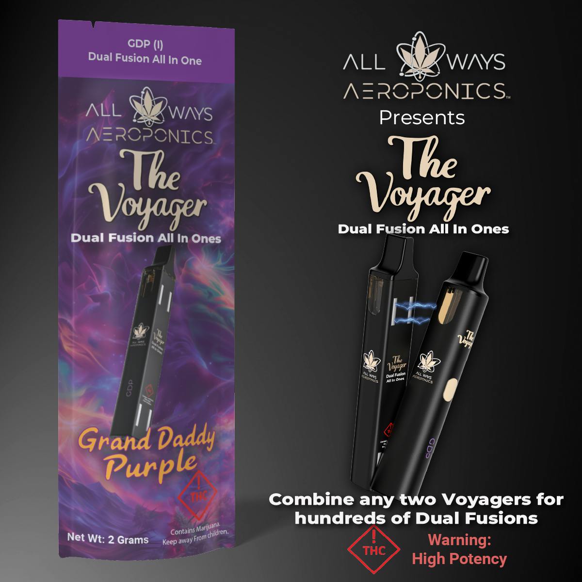 Voyager Grand Daddy Purple Indica