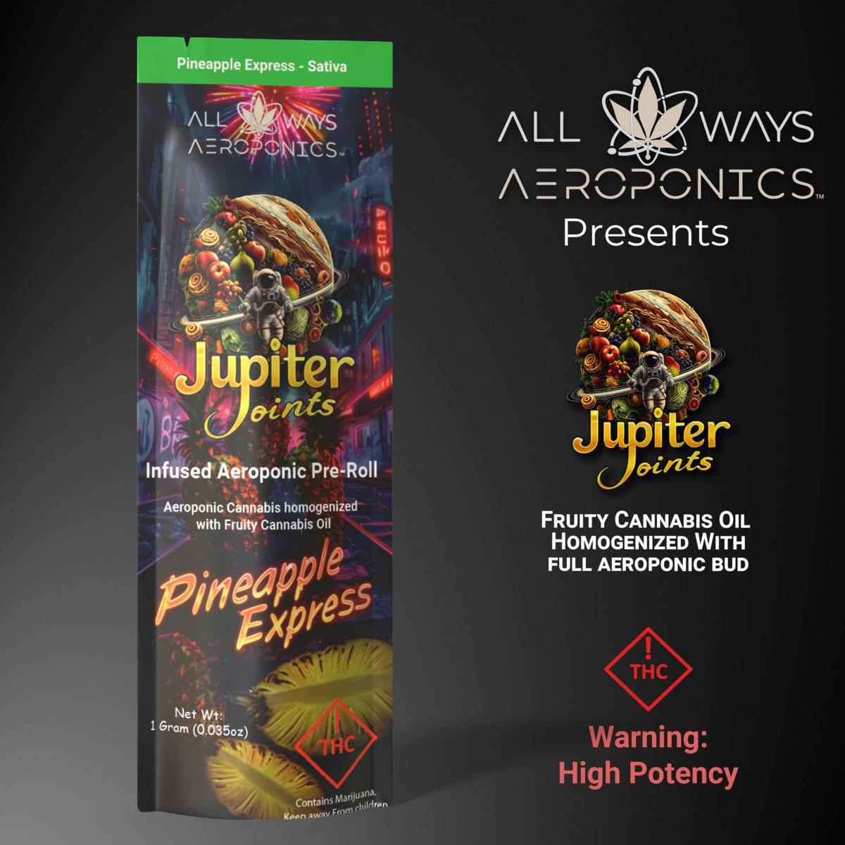 Infused Aeroponic Preroll Pineapple Express
