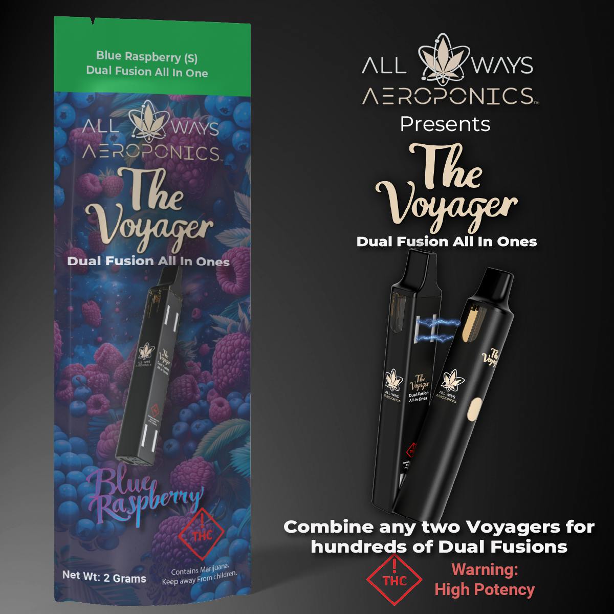 In One Voyager Blue Raspberry