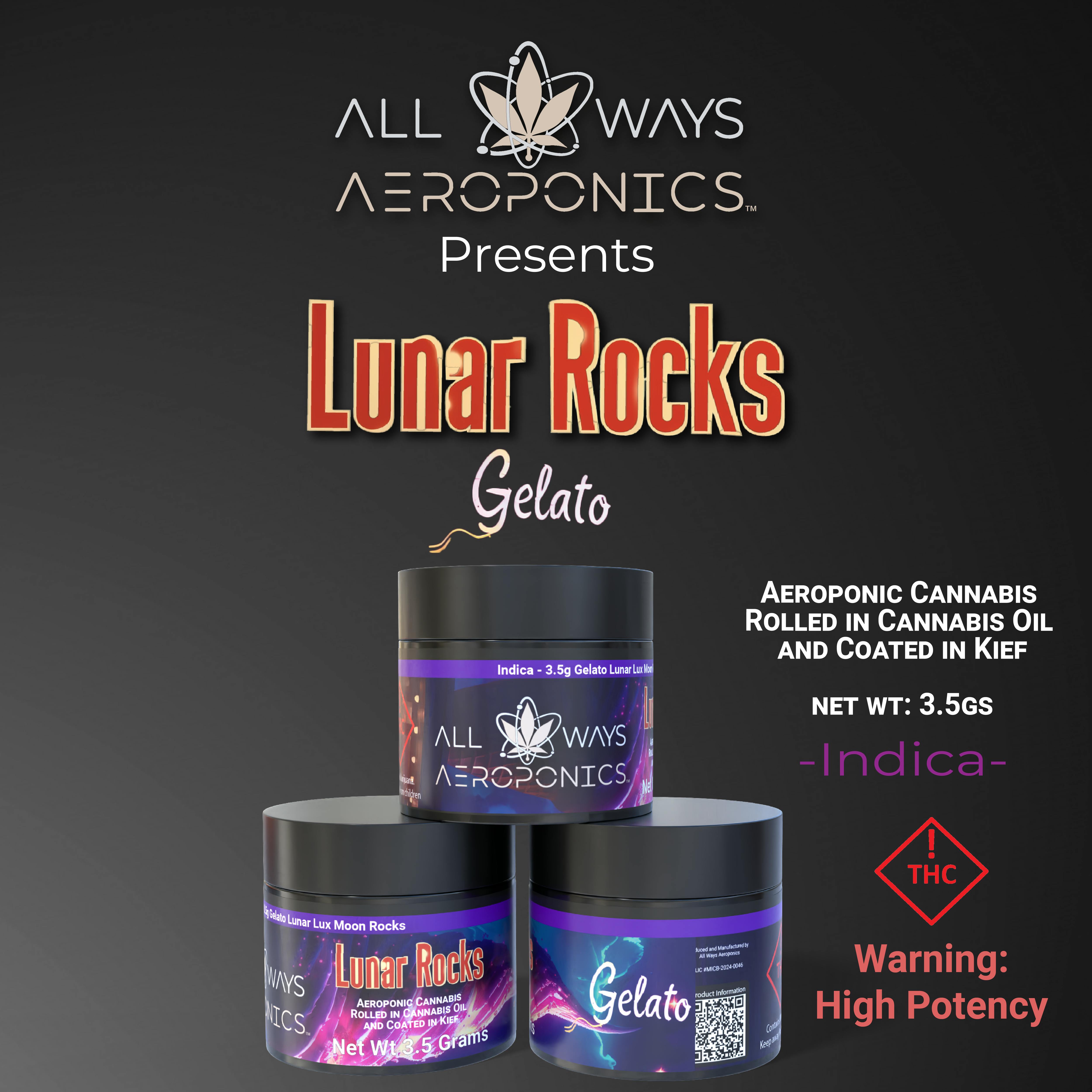 All Ways 3.5g Lunar Lux Moon Rocks | Gelato - All Ways Aeroponics