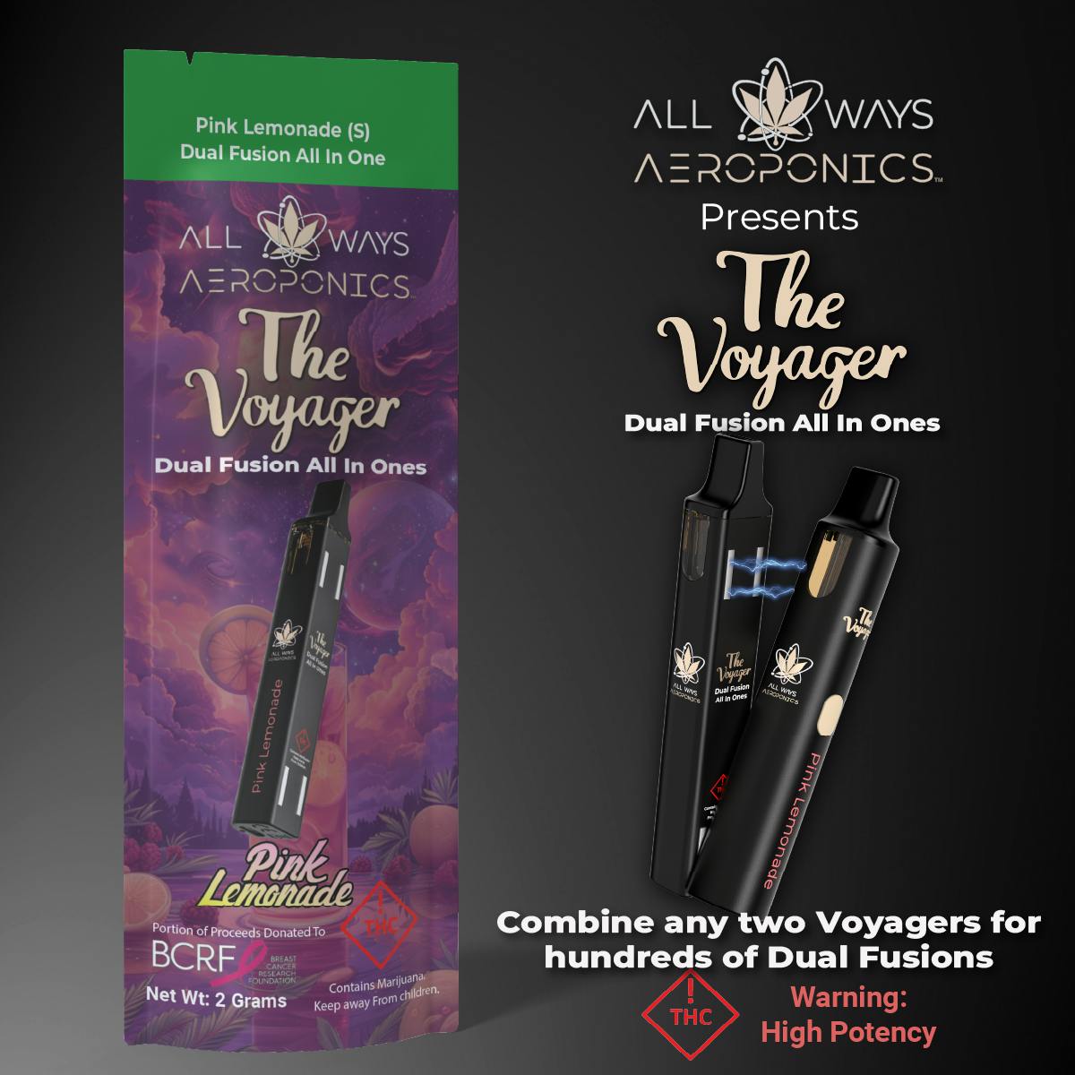 Dual Fusion 2G All In One | The Voyager | Pink Lemonade - Sativa by All Ways Aeroponics