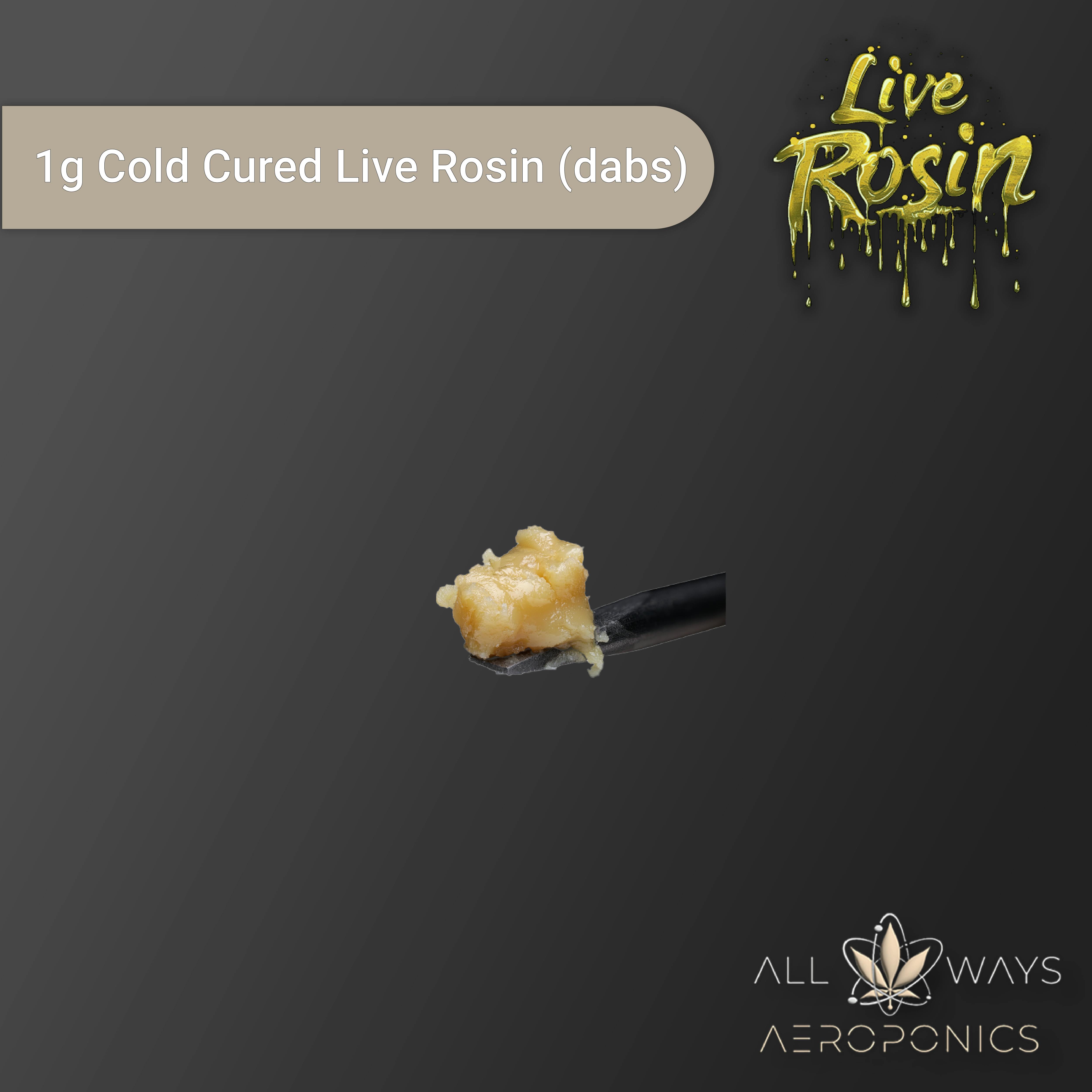 Bear Cold Cured Live Rosin