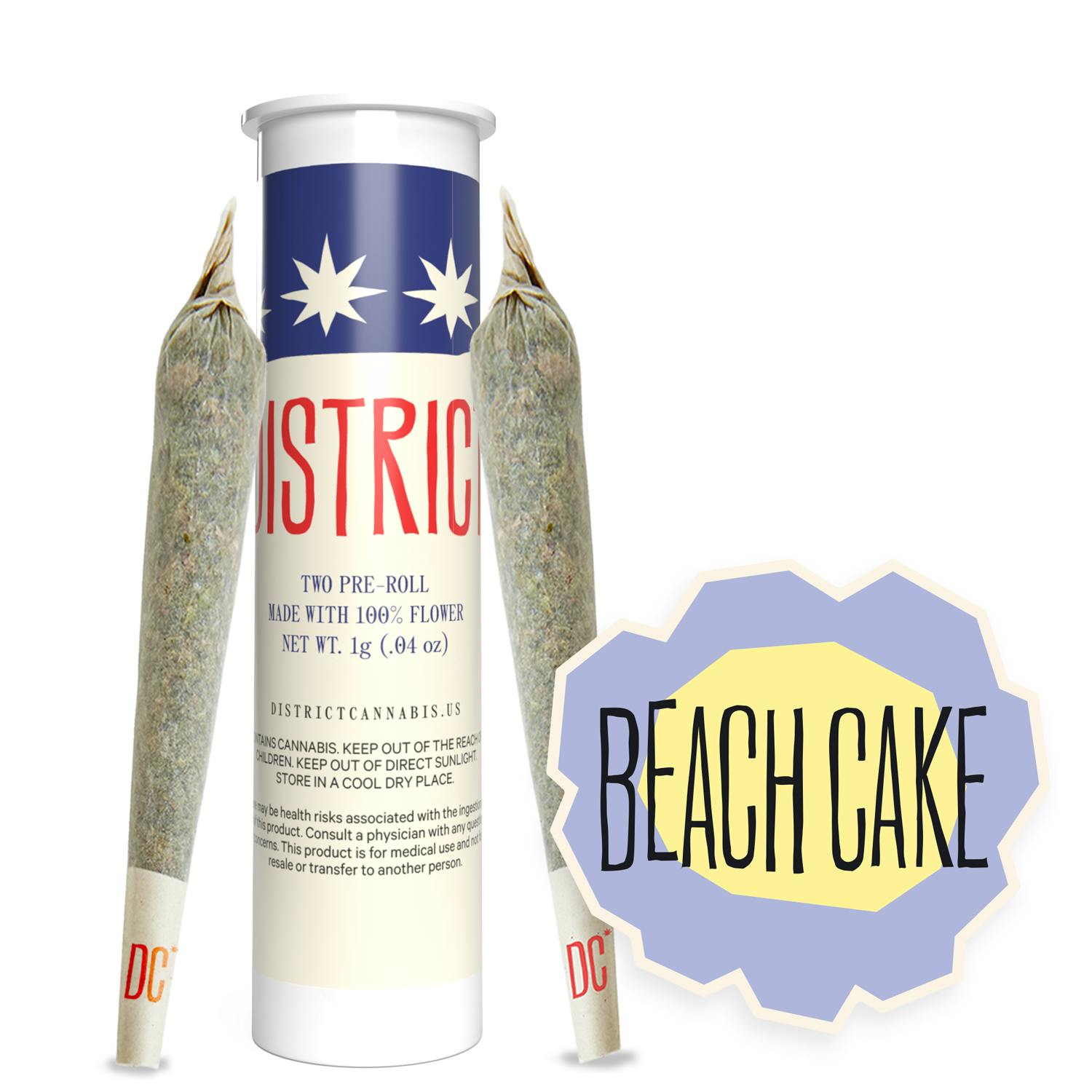 Beach Cake Pre-Roll 2pk