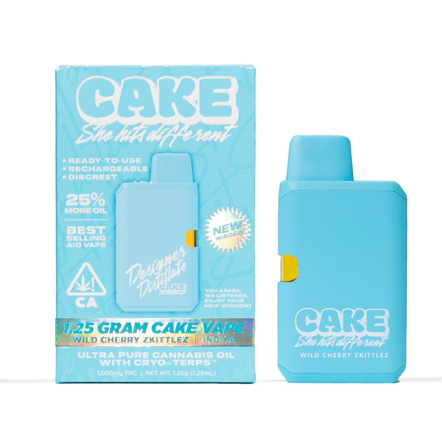 CAKE she hits different — Wild Cherry Zkittlez - - Designer