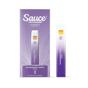 ON SALE SAUCE OG GRANDADDY PURPLE 1G DISPOSABLE VAPE PEN (2 FOR $50)