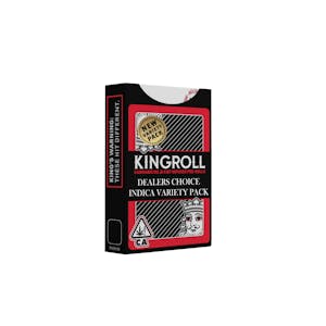 KING ROLL - Dealers Choice Indica Mixed Pack #5 | .75g 4pk Kingroll Jr | Kingpen