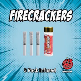 Firecracker by Cali Banger Infused Pre Roll CHERRY PIE 3 x 0.6 - 1.8 Gr