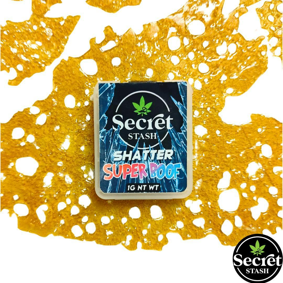 Secret Stash | Shatter | Super Boof | 1g at Smoke On The Water / Mt. Tom Therapeutics