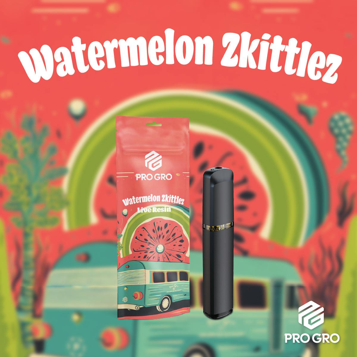 Watermelon ZKZ Live Resin Disposable | 1g by Pro Gro