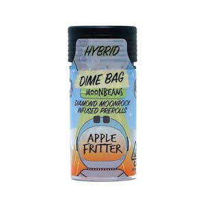 DIME BAG - Diamond Moonrock Infused Pre-rolls 2.5g 5-Pack - Apple Fritter