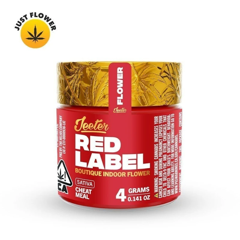 Jeeter Cheat Meal · Red Label Big Buds · 4g, Flower