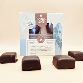 Baked Bliss 1000mg Chocolate Covered Caramels